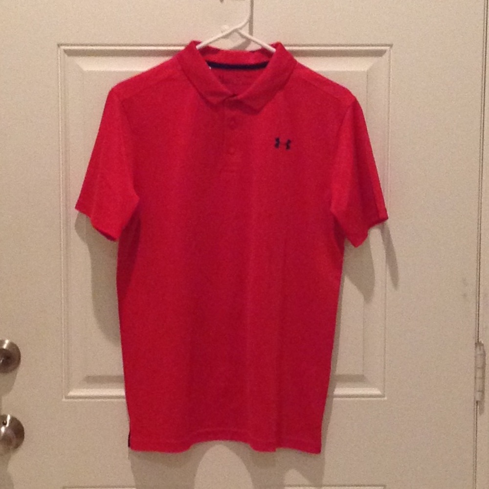 Boys Under Armour golf shirt